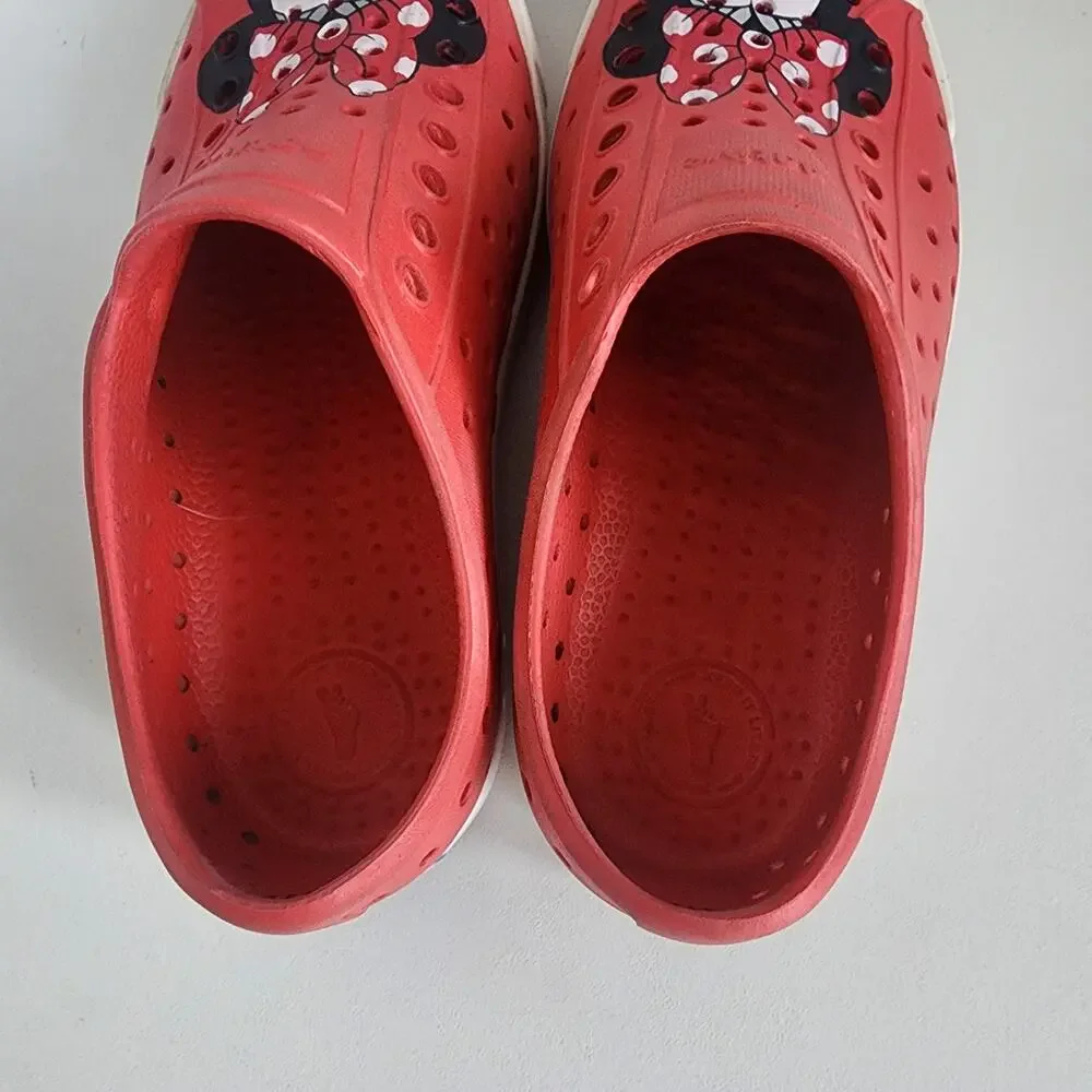 Disney x Native Red‎ Minnie Mouse Slip On Shoes - C12
